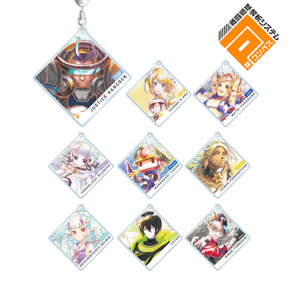 『#コンパス 戦闘摂理解析システム』トレーディング Ani-Art aqua label アクリルキーホルダー ver.B(全9種) BOX